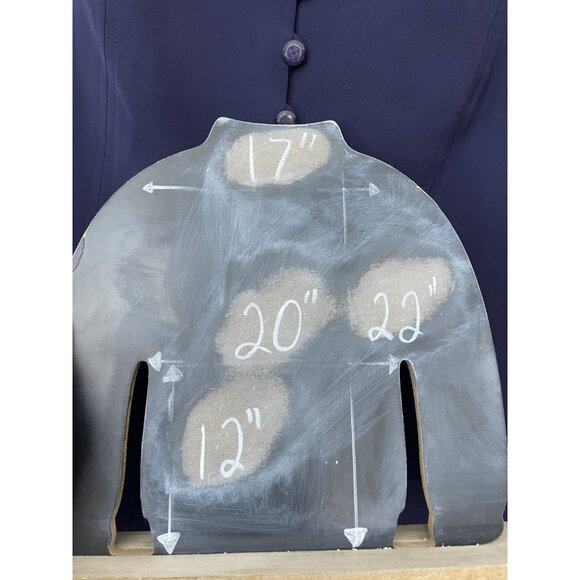 Kasper Asl Dress Blazer Jacket Petite Women's Navy Blue Button Size 14P - Picture 10 of 11